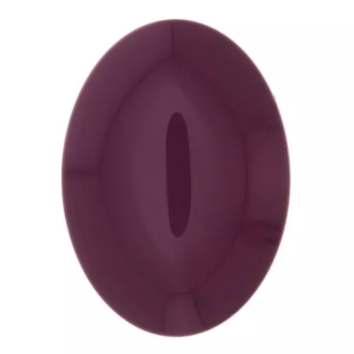 Cabujón ovalado de resina opaco 25x18 mm - Aubergine x1