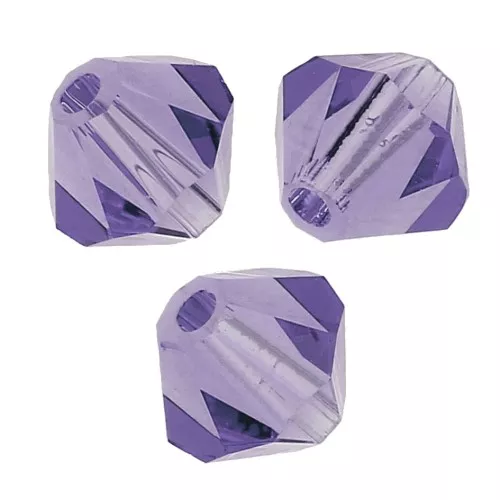 Tupis de Cristales de Preciosa 4 mm - MC Bead Rondell - Tanzanite x30