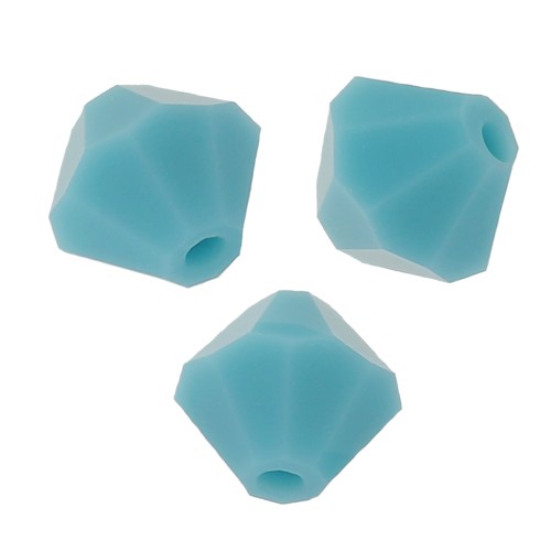 Tupis de Cristales de Preciosa 4 mm - MC Bead Rondell - Turquoise x30