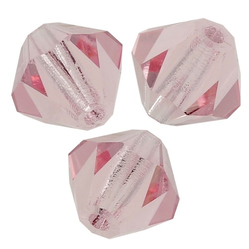 Tupis de Cristales de Preciosa 4 mm - MC Bead Rondell - Light Rose x30