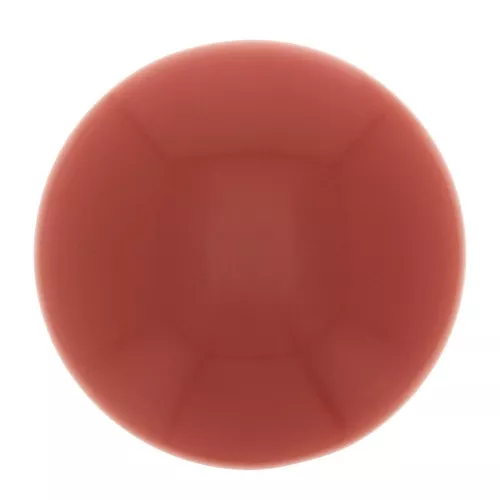 Cabujón redondo de 14 mm en resina opaca - Terracota x1