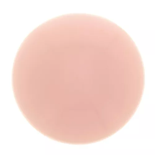 Cabujón redondo de 14 mm en resina opaca - Rosa claro x1