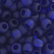 Rocalla Toho 11/0 TO11R8DF - Transparent Frosted Cobalt x8g|raw }}