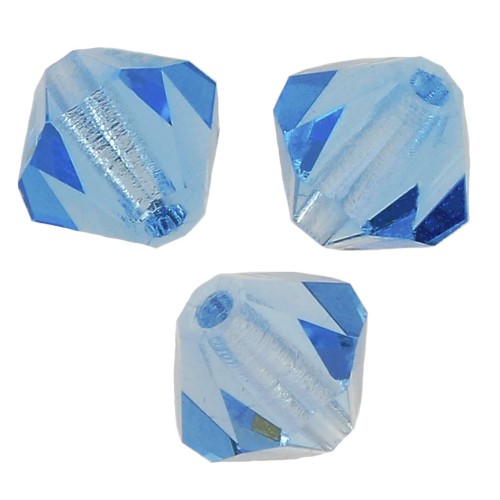Tupis de Cristales de Preciosa 4 mm - MC Bead Rondell - Aquamarine x30
