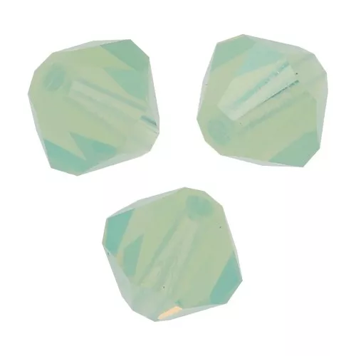 Tupis de Cristales de Preciosa 4 mm - MC Bead Rondell - Chrysolite Opal x30