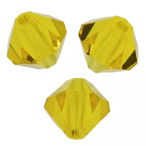 Tupis de Cristales de Preciosa 4 mm - MC Bead Rondell - Citrine x30