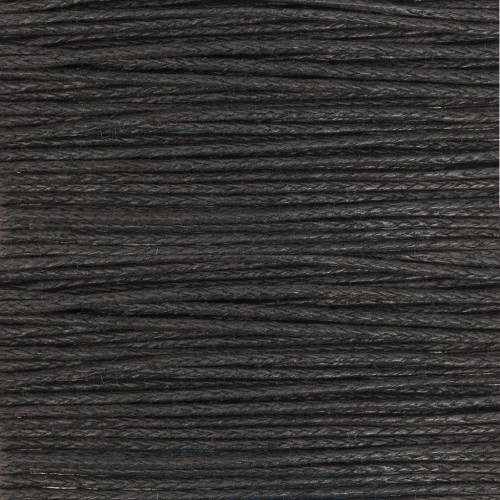 Algodón encerado 1 mm - Negro x5m