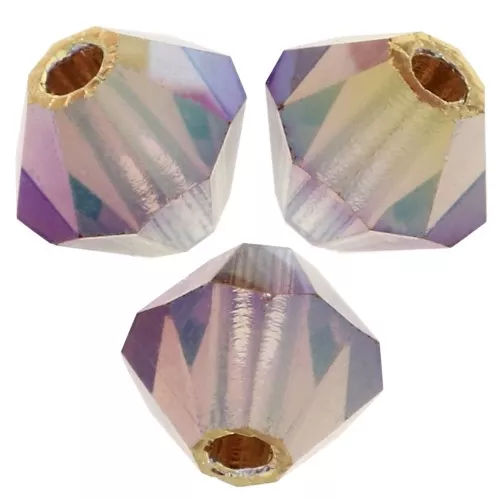 Tupis de Cristales de Preciosa 4 mm-MC Bead Rondell-Light Colorado Topaz AB 2x x30