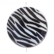 Tejo impreso de Nácar 30mm Cebra x1