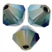 Tupis de Cristales de Preciosa 4 mm-MC Bead Rondell- Montana AB 2x x30