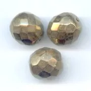 Carillas de 12 mm - Bronce dorado x5