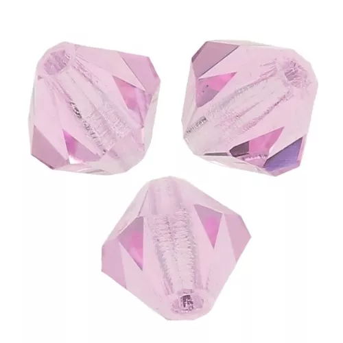 Tupis de Cristales de Preciosa 4 mm-MC Bead Rondell- Pink Sapphire x30