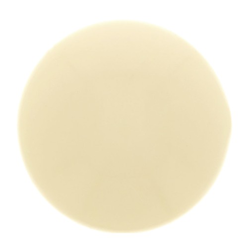 Cabujón redondo en resina opaca 18 mm - Crudo x1