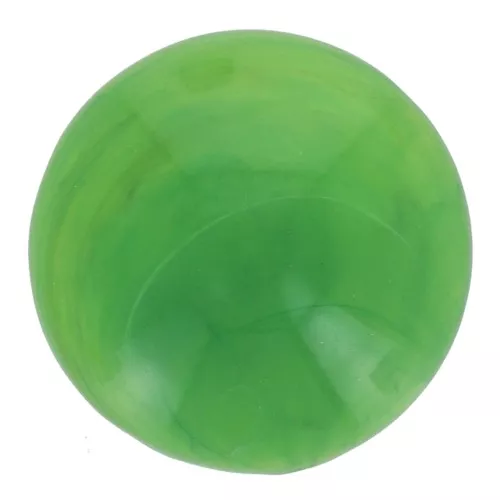 Cabujón redondo de 18 mm en resina opaca - Verde jaspeado x1