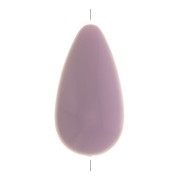 Perle poire en résine opaque 26x14 mm - Lavande x1|raw }}