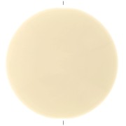 Disco redondo de resina opaca 25 mm - Ecru x1|raw }}