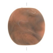 Disco cuadrado redondo de resina opaca 25 mm - Saumon marbré x1|raw }}