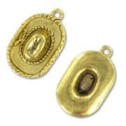 Dije Vaquero 22 mm dorado envejecido x1|raw }}