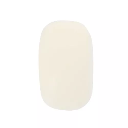 Cuenta arandela de resina opaca 14x8 mm - Ecru x1