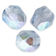 Facetadas 4 mm Light Sapphire AB x50|raw }}