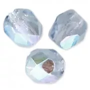 Light Sapphire - Facetadas 4 mm Light Sapphire AB x50 Facetadas 4 mm Light Sapphire AB x50