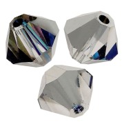 Tupis de Cristales de Preciosa 4 mm-MC Bead Rondell - Crystal Bermuda Blue x30|raw }}