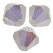 Tupis de Cristales de Preciosa 4 mm-MC Bead Rondell - Crystal AB 2x x30