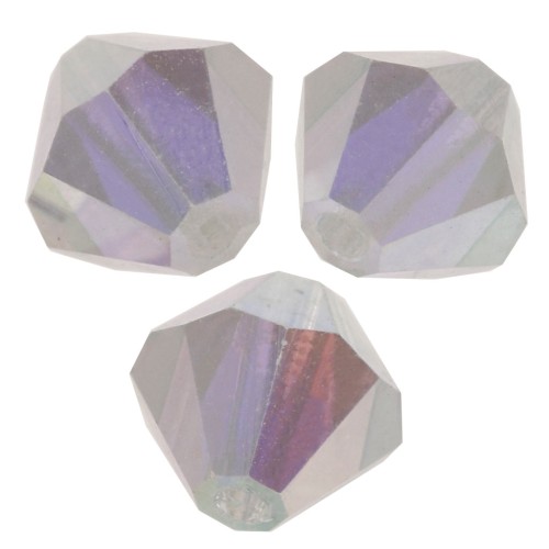 Tupis de Cristales de Preciosa 4 mm-MC Bead Rondell - Crystal AB 2x x30