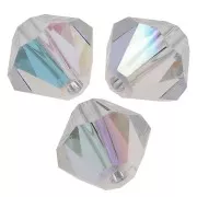 Tupis de Cristales de Preciosa 4 mm-MC Bead Rondell - Crystal AB  x30