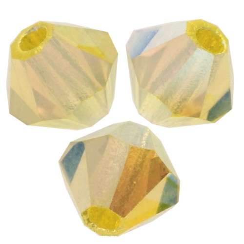 Tupis de Cristales de Preciosa 4 mm-MC Bead Rondell - Citrine AB 2x X30