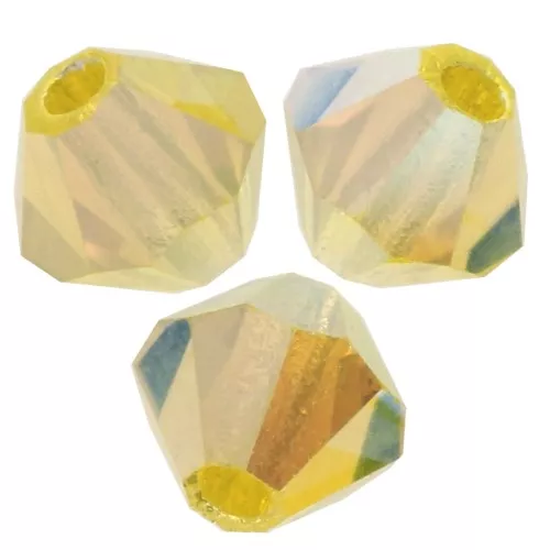 Tupis de Cristales de Preciosa 4 mm-MC Bead Rondell - Citrine AB 2x X30