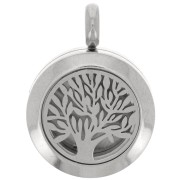 Medallón arbol de vida 20 mm difusor de perfume - Acero Inox 316L x1