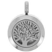 Medallón arbol de vida 20 mm difusor de perfume - Acero Inox 316L x1