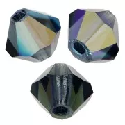 Tupis de Cristales de Preciosa 4 mm-MC Bead Rondell - Montana AB X30