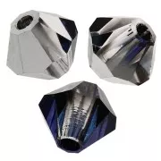 Tupis de Cristales de Preciosa 4 mm-MC Bead Rondell - Crystal Heliotrope X30