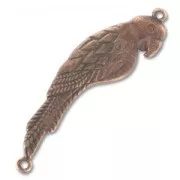 Entrepieza papagayo 2 anillas 60 mm cobre antiguo x1