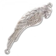 Entrepieza papagayo 2 anillas 60 mm plateado antiguo x1|raw }}