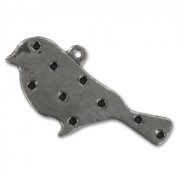 Dije pájaro 15 mm black nickel x1|raw }}