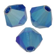Tupis de Cristales de Preciosa 4 mm-MC Bead Rondell - Indicolite AB x30|raw }}