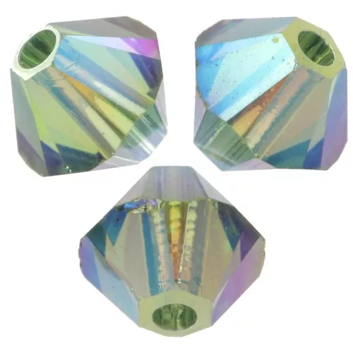 PureCrystal 5328 Peonzas de cristal de 4 mm - Erinite AB 2X x50