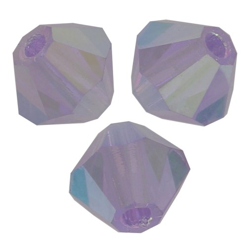Tupis de Cristales de Preciosa 4 mm-MC Bead Rondell - Violet AB 2x x30