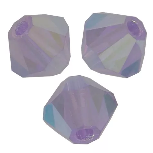 Tupis de Cristales de Preciosa 4 mm-MC Bead Rondell - Violet AB 2x x30
