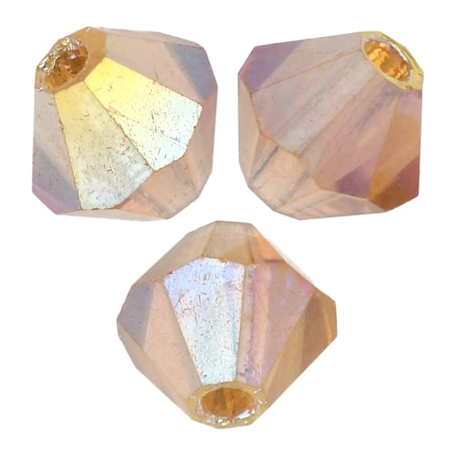 Tupis de Cristales de Preciosa 4 mm-MC Bead Rondell - Topaz AB 2x x30
