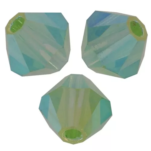 Tupis de Cristales de Preciosa 4 mm-MC Bead Rondell - Peridot AB 2x x30