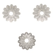 Casquillas flores 5.5 mm - Acero inox 304 x10