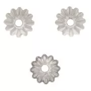 Casquillas flores 5.5 mm - Acero inox 304 x10