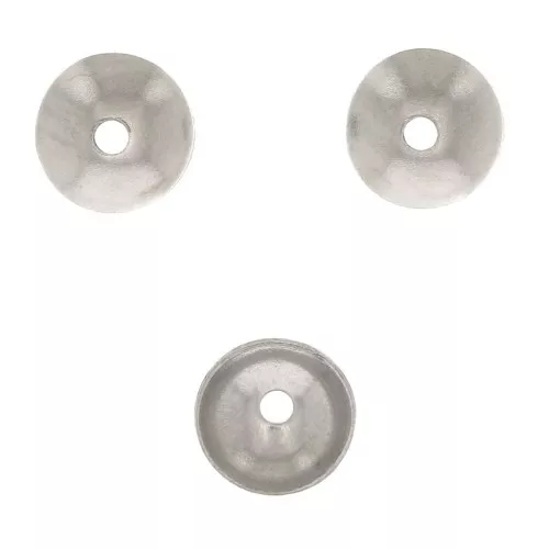 Casquillas lisas 5 mm - Acero inox 304 x10