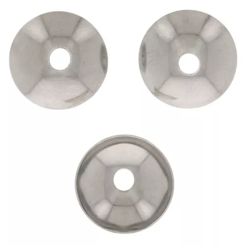 Casquillas lisas 8 mm - Acero inox 304 x10