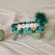 Redondas 4 mm Azul claro x20