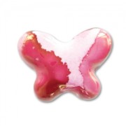 Mariposa de cerámica 12x15 mm Cherry marmolizado irisado x1|raw }}